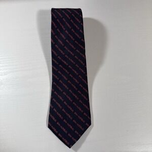 Horchow Collection Mens 100% Silk Tie, Bah Humbug‎ Black&Red Christmas Scrooge